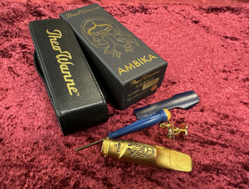 Theo Wanne Ambika 3 7* Gold Palted Metal Mouthpiece for Tenor- Open Box Condition